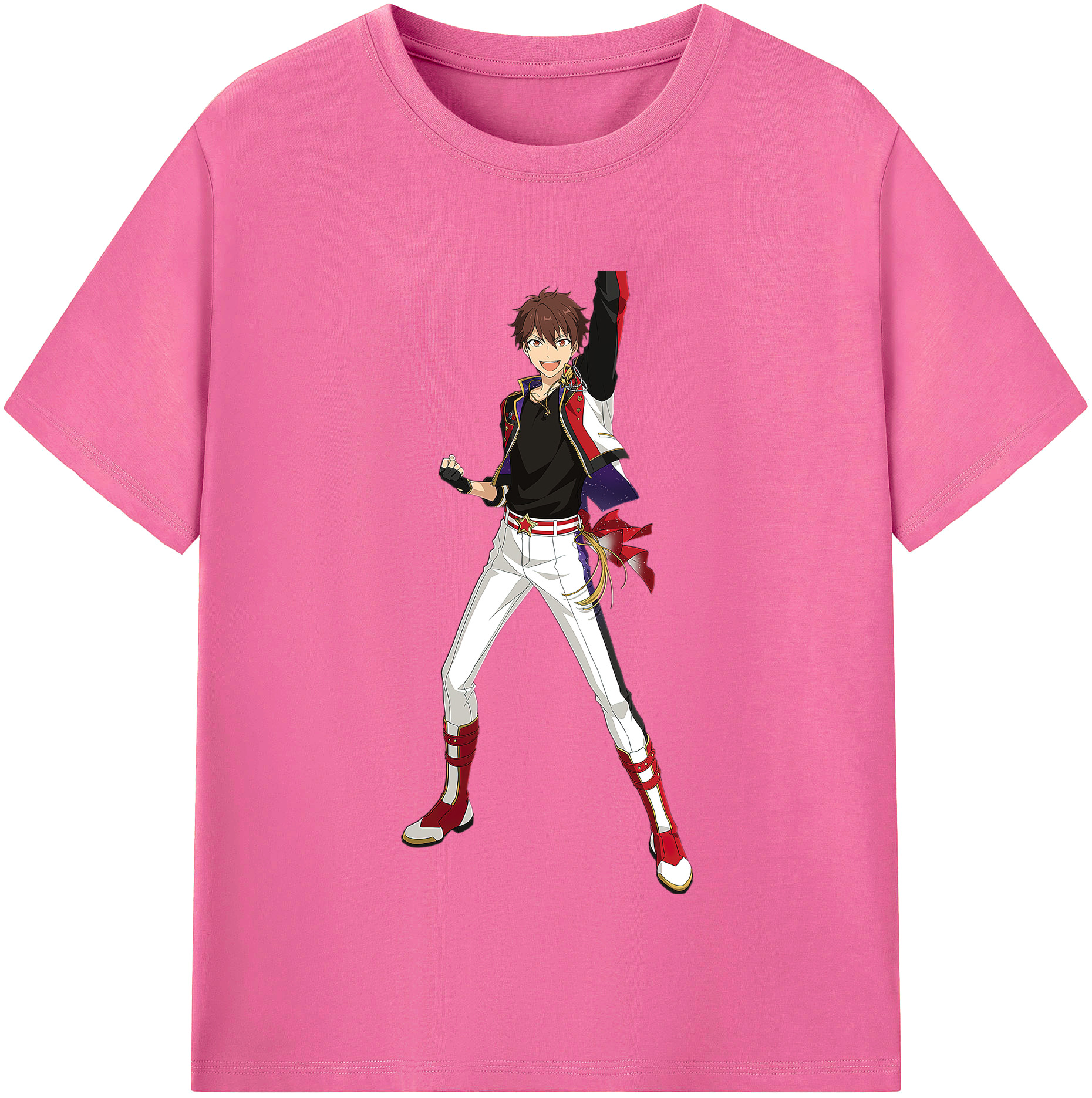 （画像用） あんさんぶるスターズ! Ensemble Stars レディースカジュアルプリントTシャツ（綿100％）